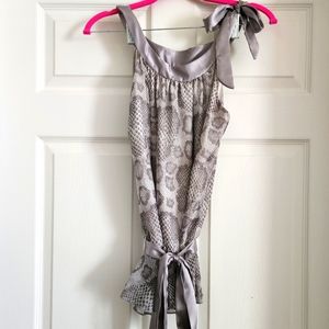 Alexia Admor, XS, Snake print Peplum Top